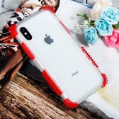 Blade Acryl + TPU schokbestendige beschermhoes voor iPhone XS / X (rood)