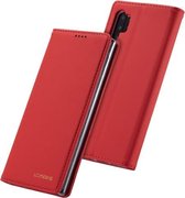 Voor Galaxy Note 10 Plus LC.IMEEKE LC-002-serie Huid Handgevoel PU + TPU Horizontale flip lederen tas met houder & kaartsleuf & portemonnee (rood)