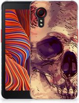 Silicone Back Case Geschikt voor Samsung Xcover 5 Enterprise Edition | Geschikt voor Samsung Galaxy Xcover 5 GSM Hoesje Skullhead