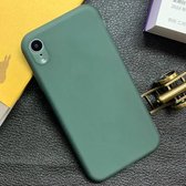 Voor iPhone XR schokbestendig Frosted TPU beschermhoes (groen)