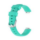 Voor Fitbit Inspire 2 TPE vervangende horlogeband, maat: L (mintgroen)