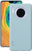 Voor Huawei Mate 30 Originele Huawei schokbestendige siliconen beschermhoes (blauw)