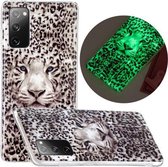 Voor Samsung Galaxy S20 FE Luminous TPU mobiele telefoon beschermhoes (Leopard Tiger)