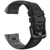 Voor Garmin Instinct / Instinct Esports Tweekleurige siliconen vervangende horlogeband (zwart + grijs)