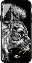 Voor Huawei Honor 30 Pro Pattern Printing Embossment TPU Mobile Case (Lion)