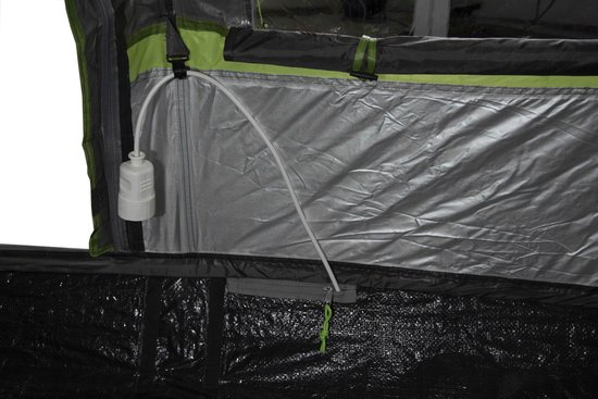 High Peak Tunneltent Bozen 5.0, 5 persoons, 2,0 m stahoogte, 4.000 mm waterdicht, verduisterde binnentent — afbeelding 3