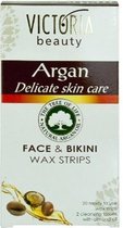Victoria-beauty - (Face & Bikini Wax Strips) Depilation wax strips with (Face & Bikini Wax Strips) 20 pcs -