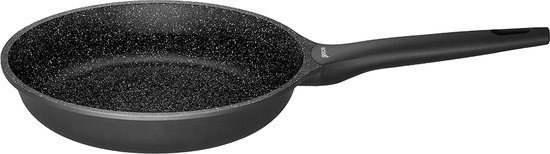 Sola Fair Cooking Koekenpan - Ø 20 cm - Aluminium Pan met Anti-aanbaklaag - Geschikt voor Elektrisch, Gas, Keramisch en Inductie - Zwart