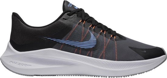 Nike Zoom Winflo 8 hardloopschoenen heren griijs/blauw | bol