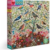 eeBoo - Puzzle 1000 pcs - Songbirds Tree (EPZTSBD)