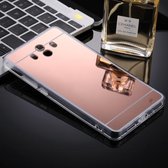 Voor Huawei Mate 10 Acryl + TPU Galvaniserende Spiegel Beschermende Achterkant Case (Rose Goud)