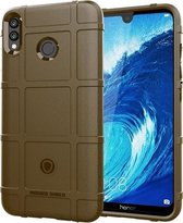 Volledige dekking schokbestendig TPU-hoesje voor Huawei Honor 8X Max (bruin)