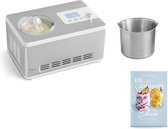 Springlane Zelfvriezende IJsmachine & Yoghurtmaker 2,0L - Elisa extra roestvrijstalen ijsbeker