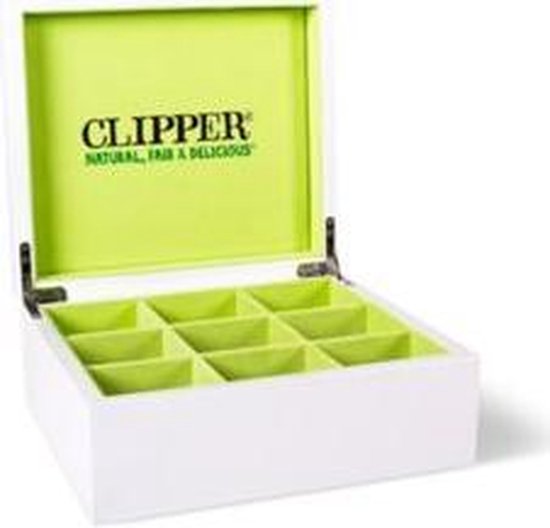 Clipper Tea - theekist 9-vaks - Niet gevuld