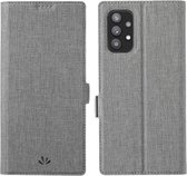 Voor Samsung Galaxy A32 4G ViLi K-serie schokbestendig TPU + PU lederen magnetische gesp horizontale flip case met kaartsleuven & portemonnee & houder (grijs)