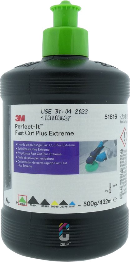3M 51816 Perfect-It Fast Cut Plus Extreme Polijstmiddel 0,5kg - Groene dop