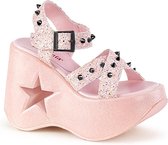 Demonia Plateau Sandaal -38 Shoes- DYNAMITE-02 US 8 Roze