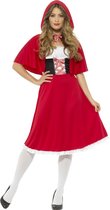 SMIFFYS - Rode miss Roodkapje kostuum voor vrouwen - L