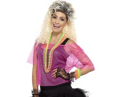 Fishnet Top Visnet Shirtje Roze | maat L-XL ( 44 - 50 )