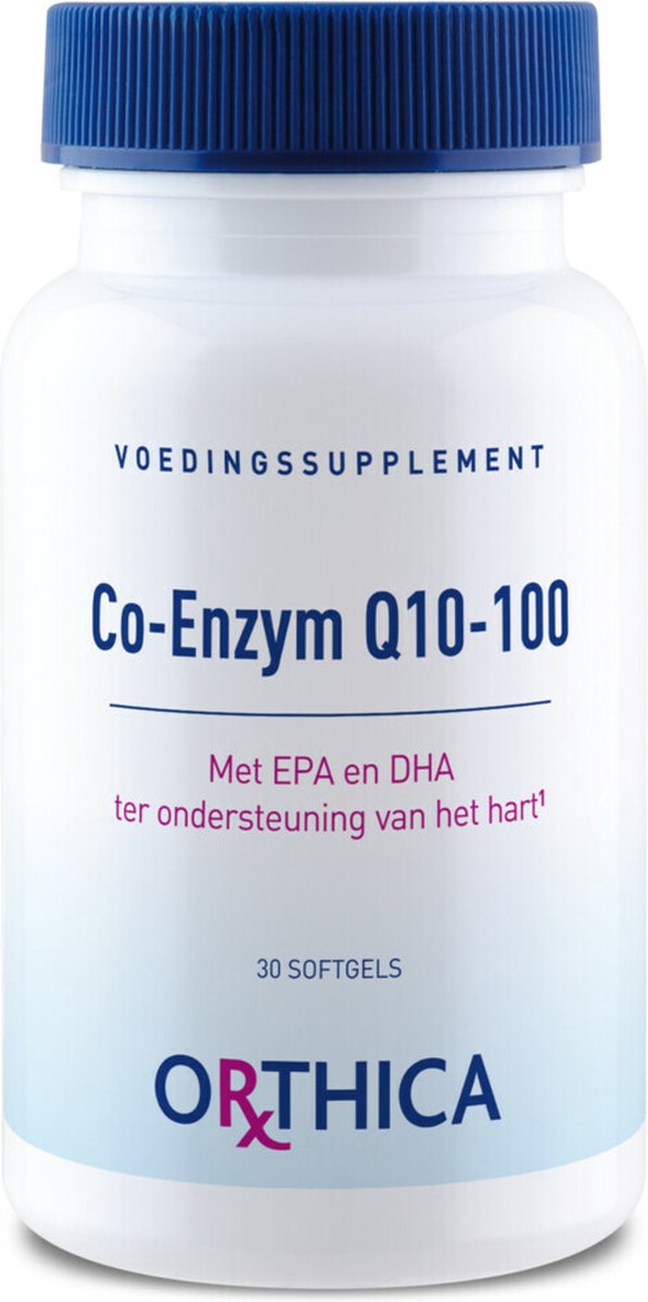Voorstellen Overleving Klant Orthica Co-Enzym Q10-100 (Enzymen) - 30 Softgels | bol.com
