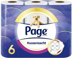 Page Toiletpapier Kussenzacht 6 stuks