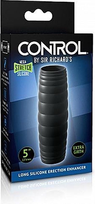 Sir Richards Long Silicone Erection Enhancer Black