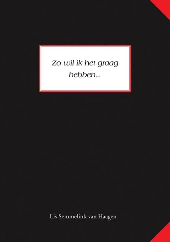 Zo wil ik het graag hebben... - cover