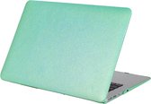 Apple MacBook 12 (2015-2017) Case - Mobigear - Silk Texture Serie - Hardcover - Groen - Apple MacBook 12 (2015-2017) Cover