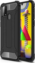 Samsung Galaxy M31 Hoesje - Mobigear - Outdoor Serie - Hard Kunststof Backcover - Zwart - Hoesje Geschikt Voor Samsung Galaxy M31