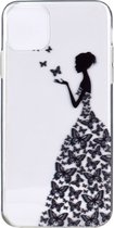 Apple iPhone 12 Mini Hoesje - Mobigear - Design Serie - TPU Backcover - Butterfly - Hoesje Geschikt Voor Apple iPhone 12 Mini