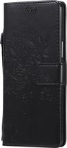 Sony Xperia L4 Hoesje - Mobigear - Tree Serie - Kunstlederen Bookcase - Zwart - Hoesje Geschikt Voor Sony Xperia L4