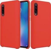 Xiaomi Mi 9 Hoesje - Mobigear - Color Serie - Siliconen Backcover - Rood - Hoesje Geschikt Voor Xiaomi Mi 9