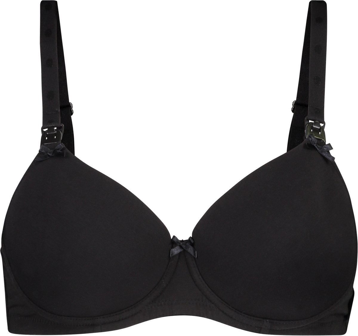 Noppies Zwangerschapsbeha Cotton Melange - Black - Maat E70