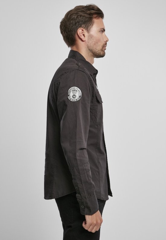 Chemise Brandit -7XL- Luis Vintage Zwart