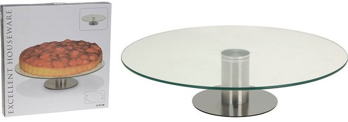 ComfortTrends Plateau Gebaks / taart Draaibaar - Ø31 cm  Hoogte: 4 cm