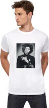 T-shirt Jimi Hendrix - T-shirt - Wit - Maat XL