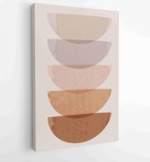 Abstract organic shape Art design for poster, print, cover, wallpaper, Minimal and natural wall art. Vector illustration. 2 - Moderne schilderijen – Vertical – 1827200498 - 80*60 V