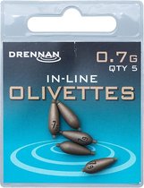 Drennan In-Line Olivette - Lood - 0.7g - Brons