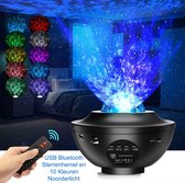 Comfort&Zo Sterren Projector – Sterrenhemel – Galaxy Projector – LED Lamp – Laser – USB – Bluetooth – Slaaptrainer – Afstandsbediening – 10 Kleuren