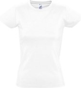 SOLS Dames/dames Imperial Heavy Short Sleeve T-Shirt (Wit)