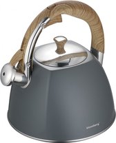 Bol.com Klausberg KB-7501 fluitketel - 3L - rvs - alle warmtebronnen aanbieding