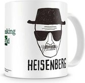Breaking Bad Mok/beker Heisenberg Sketch Wit