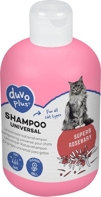 Duvo+ Katten shampoo rozemarijn geur 250ml