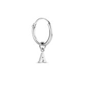Isabel Bernard Saint Germain Dorise 14 Karaat Witgouden Initial Enkele oorring IB360080-V