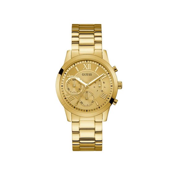 GUESS Watches -  W1070L2 -  horloge -  Vrouwen -  RVS - Goudkleurig -  40  mm