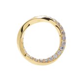 P D Paola Cavalier Dames Ring Zilver - Goudkleurig - 18.00 mm / maat 57