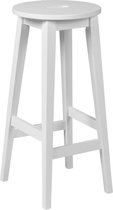 Nordiq Confetti bar stool - Houten barkruk -  H75 cm - Wit