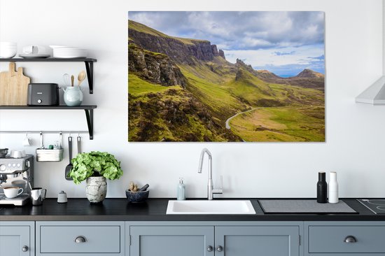 Paysage de Quiraing toile 2cm 140x90 cm - Tirage photo sur toile (Décoration murale salon / chambre)