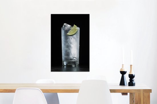 Toile d'alcool en verre froid 2cm 60x90 cm - Tirage photo sur toile (Décoration murale salon / chambre)