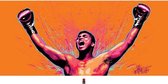Pyramid Muhammad Ali Loud Kunstdruk 80x60cm Poster - 80x60cm
